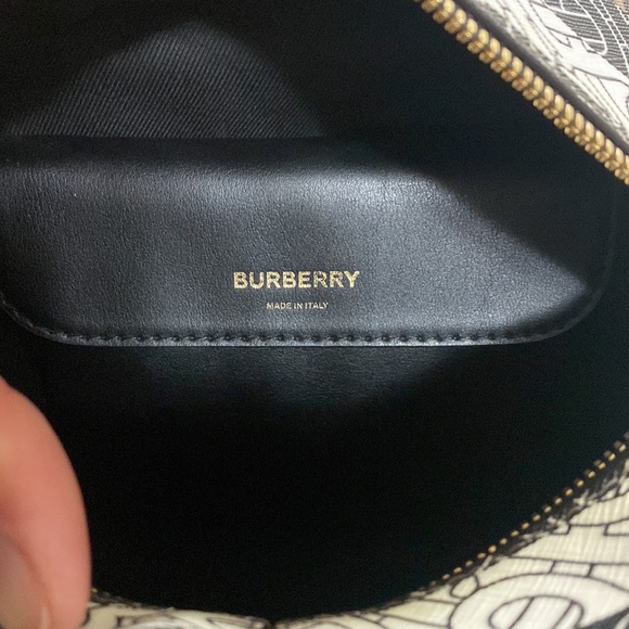 {Burberry} Monogram Cube Bowling Bag - Picture 9 of 12